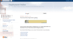 Desktop Screenshot of employmentonline.blogspot.com