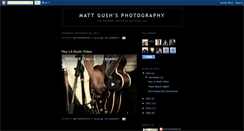 Desktop Screenshot of mattgushphoto.blogspot.com