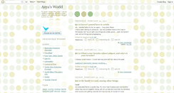 Desktop Screenshot of anya1976.blogspot.com