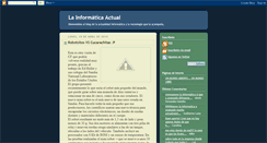 Desktop Screenshot of la-informatica-actual.blogspot.com