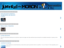 Tablet Screenshot of juventudedemoron.blogspot.com