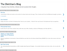 Tablet Screenshot of dietitian.blogspot.com