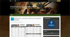 Desktop Screenshot of ocean18paintball.blogspot.com