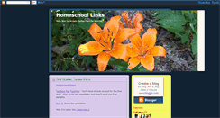 Desktop Screenshot of homeschool-links.blogspot.com