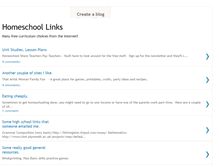 Tablet Screenshot of homeschool-links.blogspot.com