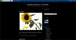 Desktop Screenshot of bangladeshiflower.blogspot.com