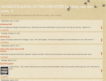 Tablet Screenshot of homesteadinthecountry.blogspot.com