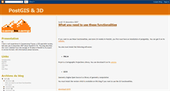 Desktop Screenshot of postgis3d.blogspot.com