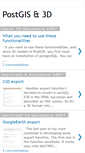 Mobile Screenshot of postgis3d.blogspot.com