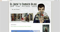 Desktop Screenshot of eljackscomicsblog.blogspot.com