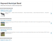 Tablet Screenshot of haywardmunicipalband.blogspot.com