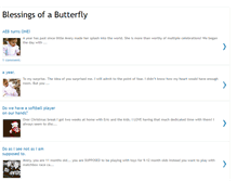 Tablet Screenshot of blessingsofabaileybutterfly.blogspot.com
