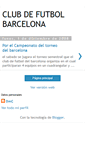 Mobile Screenshot of clubdefutbolbarcelona.blogspot.com