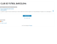 Tablet Screenshot of clubdefutbolbarcelona.blogspot.com