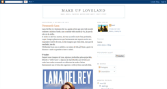 Desktop Screenshot of makeuploveland.blogspot.com