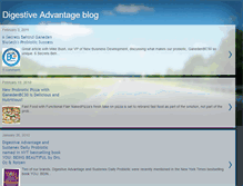Tablet Screenshot of digestiveadvantage.blogspot.com