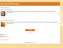 Tablet Screenshot of joannechenchinese.blogspot.com