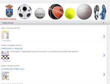 Tablet Screenshot of deportes-jaraizdelavera.blogspot.com