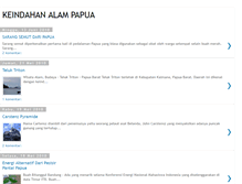 Tablet Screenshot of papua-paradise.blogspot.com