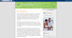 Desktop Screenshot of livinglifeafter50.blogspot.com