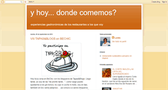 Desktop Screenshot of hoydondecomemos.blogspot.com