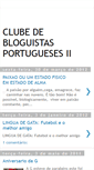 Mobile Screenshot of clubedebloguistasportuguesesii.blogspot.com