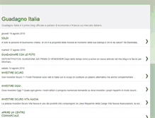 Tablet Screenshot of guadagnoitalia.blogspot.com