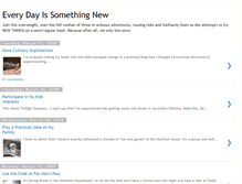 Tablet Screenshot of everydayissomethingnew.blogspot.com