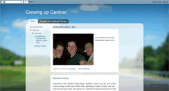 Desktop Screenshot of growingupgardner.blogspot.com