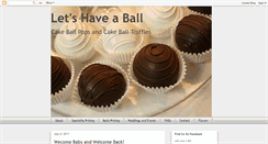 Desktop Screenshot of letshaveacakeball.blogspot.com