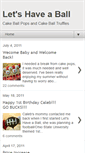 Mobile Screenshot of letshaveacakeball.blogspot.com