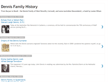 Tablet Screenshot of dennisfamilyhistory.blogspot.com