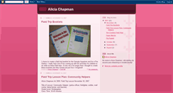 Desktop Screenshot of aliciachapman.blogspot.com