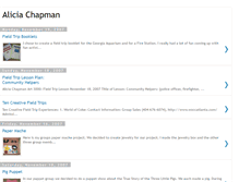 Tablet Screenshot of aliciachapman.blogspot.com