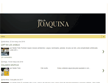 Tablet Screenshot of diariodajoaquina.blogspot.com