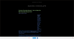 Desktop Screenshot of make-chocolates.blogspot.com