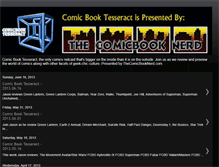 Tablet Screenshot of comicbooktesseract.blogspot.com