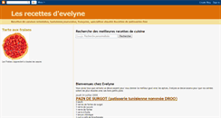Desktop Screenshot of lesrecettesdevelyne.blogspot.com