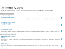Tablet Screenshot of lesrecettesdevelyne.blogspot.com