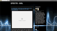 Desktop Screenshot of efectogol.blogspot.com