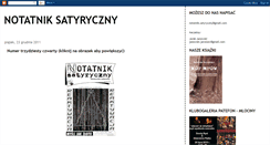 Desktop Screenshot of notatniksatyryczny.blogspot.com