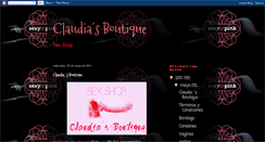 Desktop Screenshot of claudiasboutique.blogspot.com