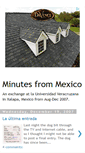 Mobile Screenshot of minutesfrommexico.blogspot.com
