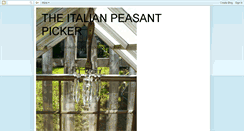 Desktop Screenshot of italianpeasant.blogspot.com