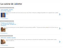 Tablet Screenshot of lacuisinedejuliette.blogspot.com