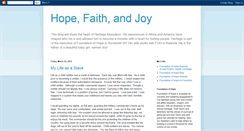 Desktop Screenshot of hopefaithandjoy.blogspot.com
