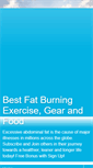 Mobile Screenshot of fatburning-exercise.blogspot.com