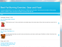 Tablet Screenshot of fatburning-exercise.blogspot.com