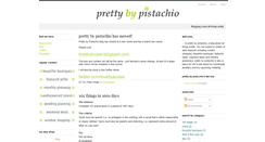 Desktop Screenshot of prettybypistachio.blogspot.com