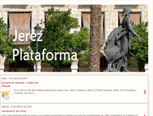 Tablet Screenshot of jerezplataforma.blogspot.com